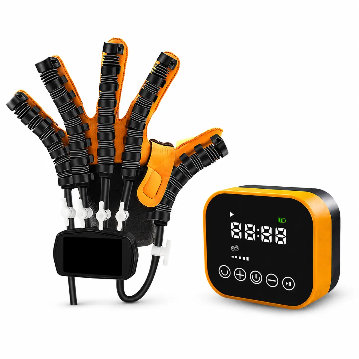 OPSETER Electric Hand Exercise Glove, Finger Mobility Trainer for Hand Grip & Flexibility Practice