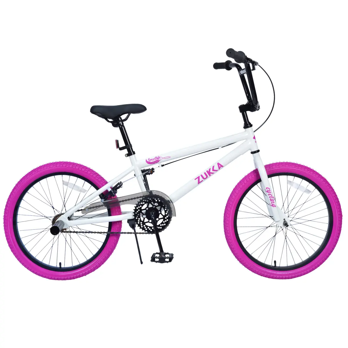 20-Inch Freestyle BMX Bike for Kids Ages 7-10, 11-Inch Steel Frame, 170lbs Capacity, Aluminum Rims, Single Speed, Rear Caliper Brake, Height-Adjusted Seat & Handlebar, Pegs & Tool Kit, 20X2.125 Anti-Skid Wheels, Pavement Riding Sports Equipment