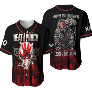 Five Finger Death Punch The Devil Is Like Me Baseball Jersey