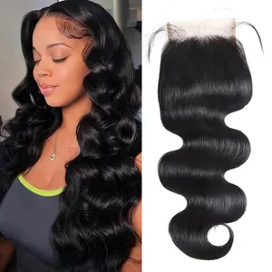 2x6 4x4 Body Wave Lace Closure Straight Hair 4x4 Lace Closure 12-20inch Deeping Parting 2x6 Closure Sew In SpringStatements
