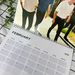 AM 2025 Calendar, Indie Rock Band Wall Calendar, Monthly Photo Calendar, Music Fan Gift, Hanging Art Poster Calendar
