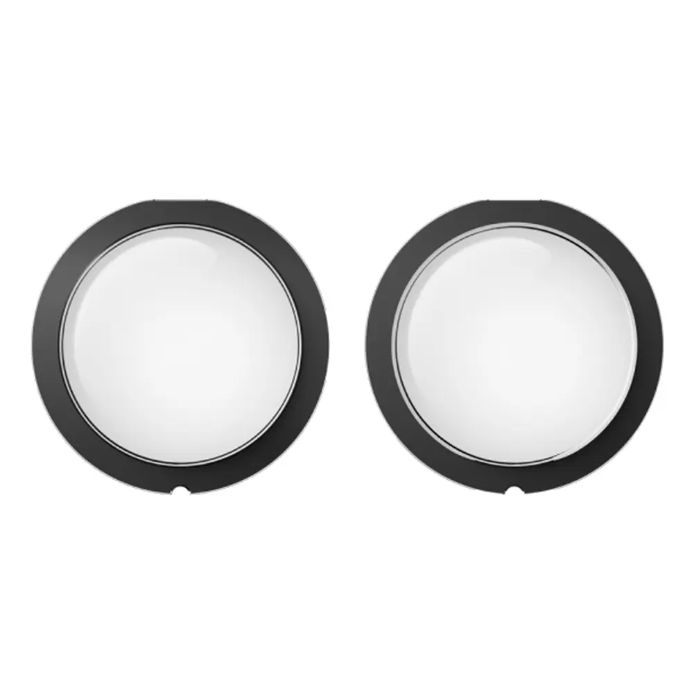 Transparent Plastic Lens Guards for Insta360 X3 Action Camera, Splash-Proof Sticky Adhesive Panoramic Protection Accessories for Sports & Outdoor Use, Sports Camera Accessories, Splashproof, Camera Accessories For Photography, Pair Pack