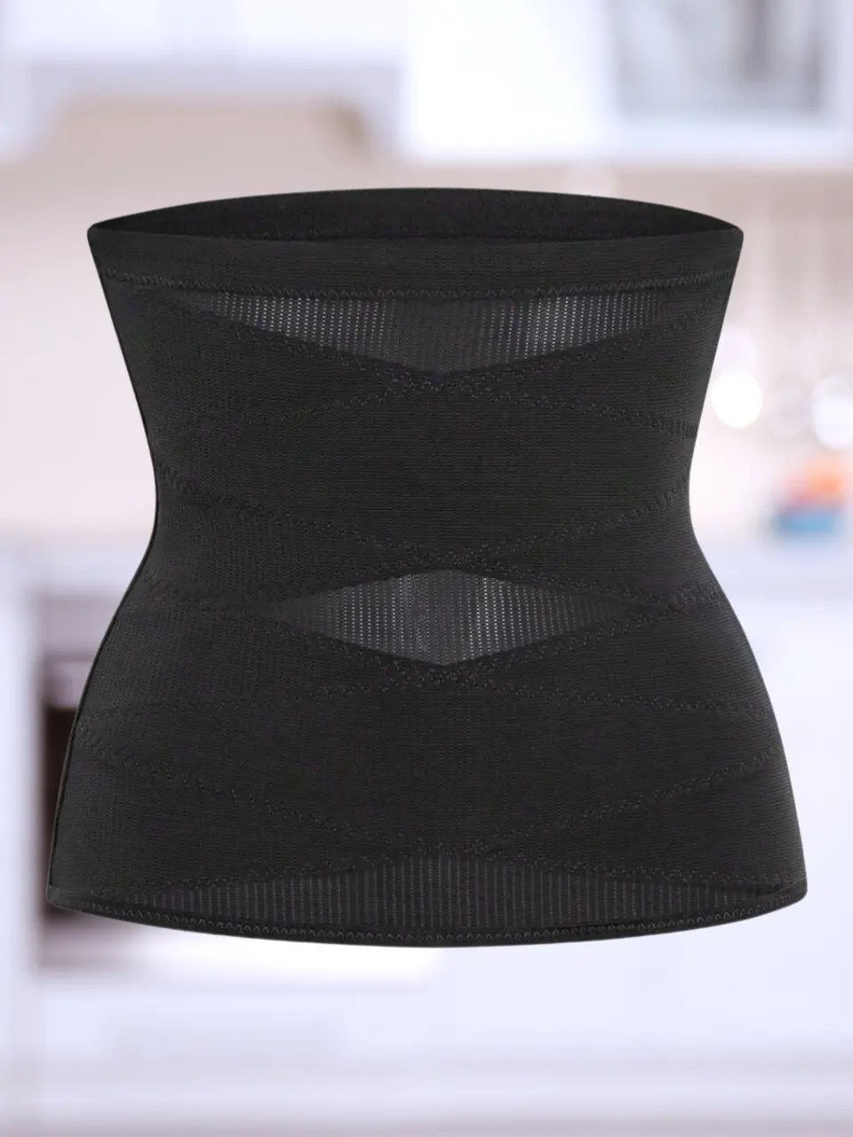 Colombian Belt Waist Trainer for Women – Tummy Control Breathable Cross Mesh Corset Cincher Sport Girdle Body Shaper Compression Fit