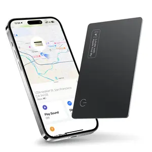 KINDEEP Tracker Card  | Apple FindMy Compatible| No Monthly Fee| IP68 Waterproof | Credit Card Size Wallet Tracker | AirTag Alternative | Never Lose Your Wallet | Best Father's Day Gift
