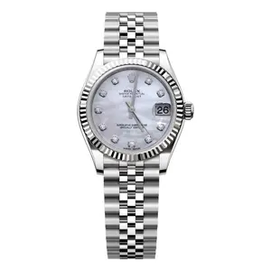 Rolex Datejust 31 178274 Steel White Gold Fluted Bezel White MOP Diamond Dial WHT031683