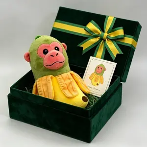 Banana Monkey Plush Toy, Trendy Funny Style, Durable Stitching, Desk Decoration, Stress Relief Gift, Unique Fashion Accessory
