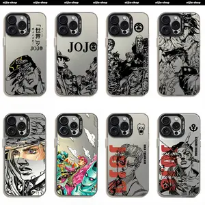 JOJO Anime Kujo Jotaro Case for  iPhone 17 16 15 14 13 12 11 17 Air Pro Max XS X XR 8 7 Plus SE & Samsung Galaxy S25 EDGE S24 S23 S22 S21 Plus Ultra Plus FE2020 Shockproof Matte Hard Plating Cover  Anime lover