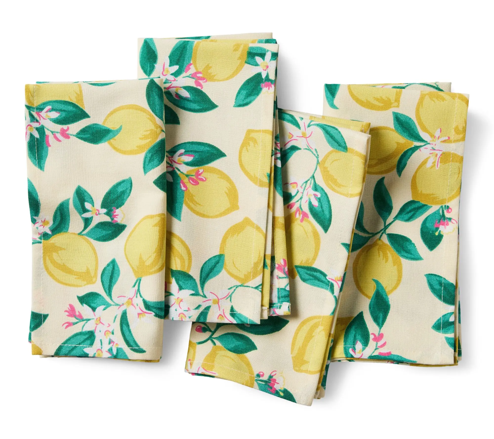 Draper James Lemon Blossom Napkin 4-Pack Set