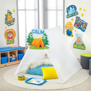 11 1/2" – 16" Camp-Themed Calm Down Corner Wall Decorations Set - 7 Pc.