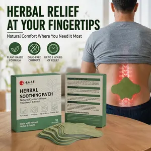 Lumbar Pain Relief Patches for Back Support – Fast Heating Herbal Patch for Lower Back, Sciatica, Muscle Soreness & Lumbar Comfort, Long Lasting Relief for Daily Use, 30 Count