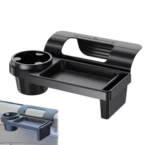 Car window storage organizer, cup holder, suitable for the side of car doors, multi-functional car storage rack, can hold mobile phones, keys, water bottles, snacks, etc., suitable for most car models - convenient access to cup holder items.