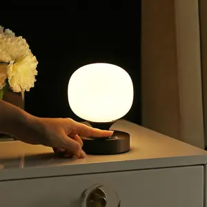 JONATHAN Y Owen Bohemian Farmhouse Iron Rechargeable Integrated Portable LED Table Lamp , for bedroom, living room, foyer, hallways, dining room, dorms
