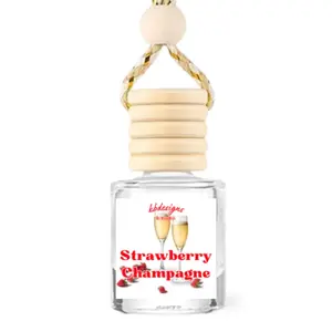 Strawberry Champagne - Hanging Car Air Freshener - Reed Diffuser