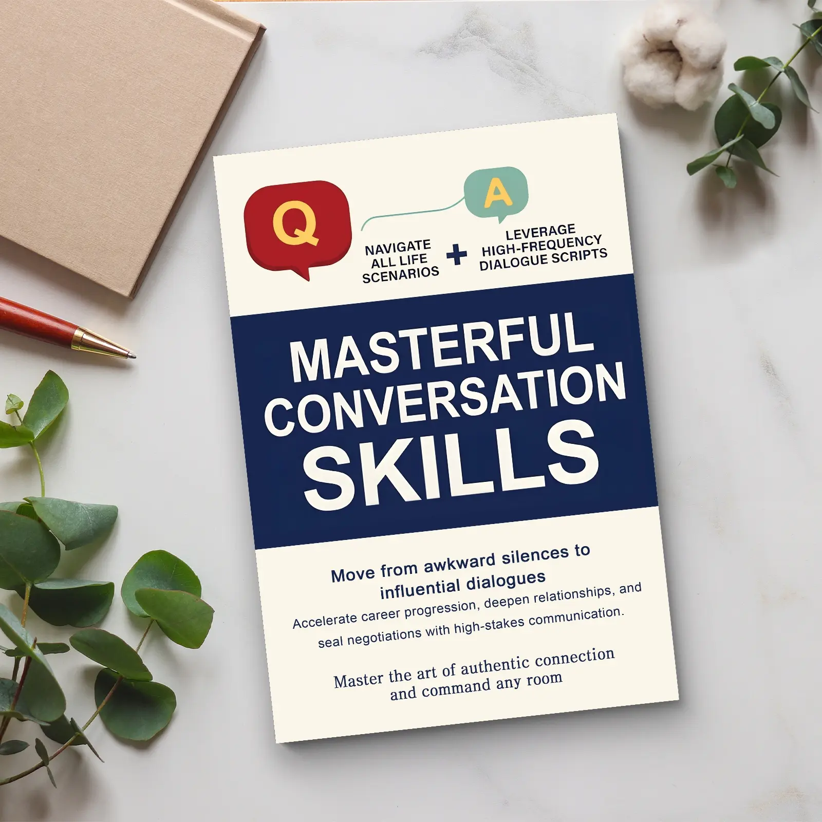 Communication Skills: Powerful Conversation Mastery Guide Book for Better Relationships, Workplace Confidence, Social Success, and Personal Growth