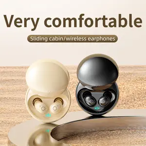 Compact mini invisible earbuds with wireless Bluetooth suitable for small ears. Low profile concealed earbuds for work, sleep, sports, cycling, and other purposes. This is a  gift Stereo Device