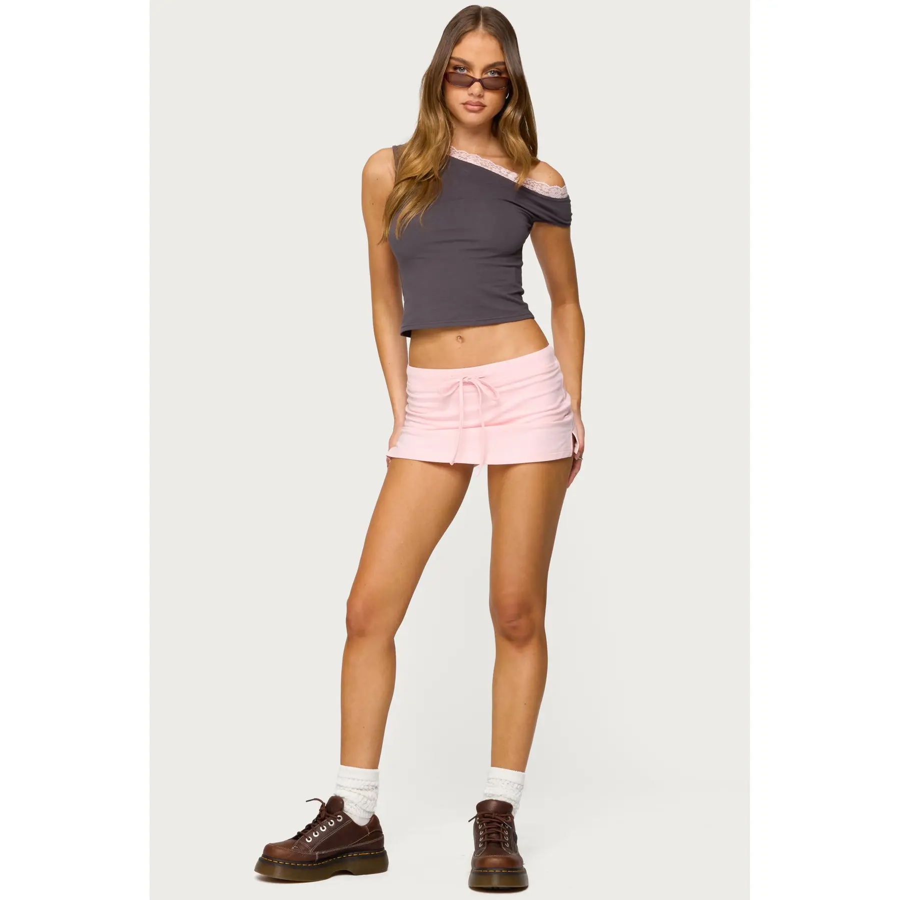 Bayside Slitted Micro Skort