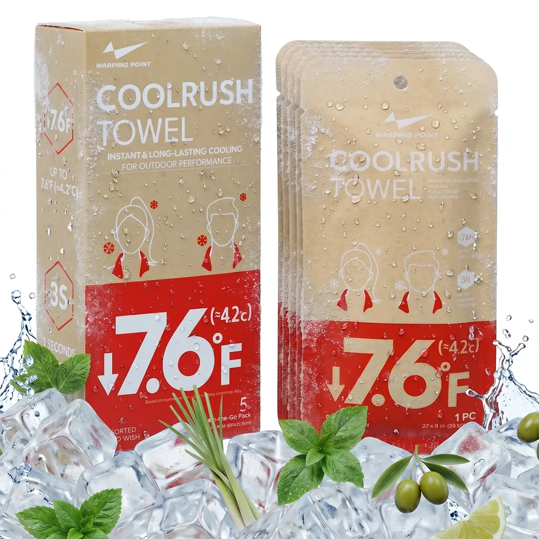 Coolrush Towels & XL Menthol Cooling Wipes, Instant & Long Lasting Cooling Relief for Hot Weather & Summer Heat, Outdoor, Long Drives, Game day & Beach, DealsForYouDays, summerwins