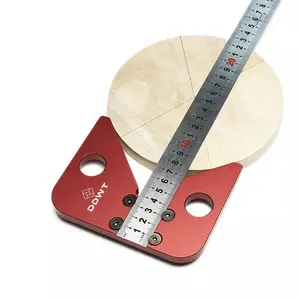 Center Finder Line Gauge Square Center Scribe Carpenter Woodworking Ruler 45 Degrees Angle Line Caliber Marking Ruler Wood Measuring Scribe Tool