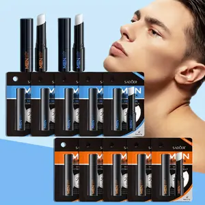 5/10-Pack SADORER Men's Lip Balm - Hypoallergenic, Non-Drying Lip Care with Phytosphingolipids & Vitamin E, Natural Finish Moisturizing Stick for Sensitive Lips, All Beige Types (Dry, Chapped, Cracked) - Bulk Value Pack, Lip Balm For Men, Lip Moisturizer