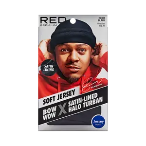 RED by KISS BOW WOW X Satin Lined Halo Turban Soft Jersey