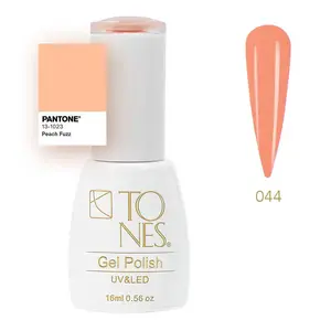 TONES Gel Polish #44 - Peach Suave | Pantone Peach Fuzz | UV LED | 16ml | Extra Durable & Easy Application | Salon-Quality Finish - Nail