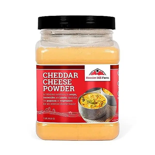 Hoosier Hill Farm Cheddar Cheese Powder, 1LB (Pack of 1) Hoosier Hill Farm Cheddar Cheese Powder, 1LB (Pack of 1)