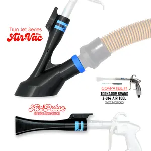 Combo Pack Detail Demon Air+Vac and Crevice Air Pulse Attachments compatible with the Tornador Z-014
