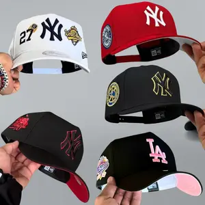 New Era MLB Yankees Dodgers Curved Brim Hat – Adjustable Snapback Baseball Cap for Men Women, Unisex Streetwear Fashion Accessory, Retro Athletic Sport Aesthetic, Breathable Casual Urban Style, Trending TikTok Headwear USA 2026