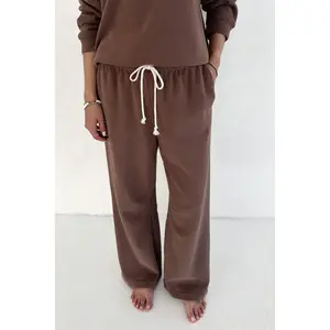 Sunkissed Rope Drawstring Pants in Cocoa