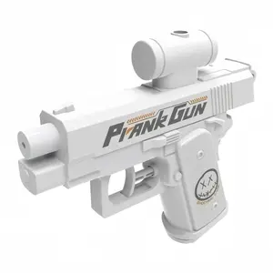 PrankGun Summer Creative Double-Sided Reverse Water Gun Prank Tactical Dual-Spray Mini Water Gun Funny Toy with Water Jet Feature，A trick water gun perfect for Halloween，A water gun that can shoot scripts