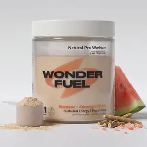 Natural Pre-Workout - Nootropic & Adaptogen Packed - Sustained Energy - Sharp Focus - 21 Servings