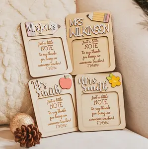 Personalized Teacher Sticky Note Holder, Post It Note Holder, Teacher Gift, End of School,Teacher Appreciation Gift , Teacher Appreciation Gift, Custom Teacher Gift