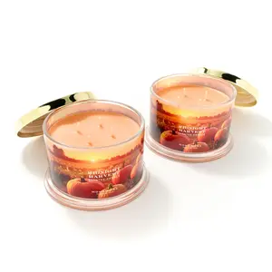 HomeWorx by Slatkin + Co. S/2 Midnight Harvest 18oz Candles