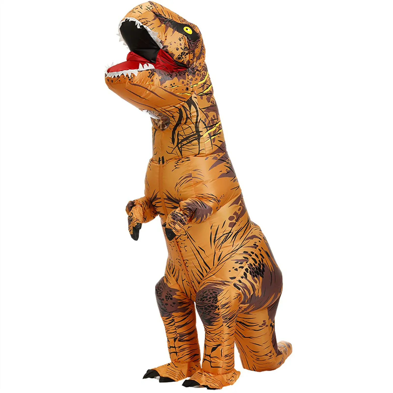 WeYingLe Inflatable Dinosaur Costume, Blow Up Dinosaur Costume, Dino Party Halloween Cosplay Christmas Costume L for Adults S for Kids Clothes Superhero