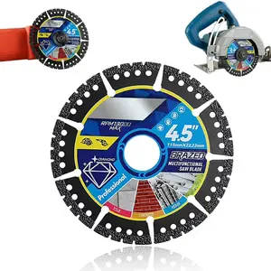 3pcs 4.5-inch Diamond Tile Cutting Blades - Ultra-thin dry cutting blades, suitable for ceramic, marble, and granite - Durable angle grinder blades for masonry/construction power tools.adapt     mechanic tools.tools and gadgets for him