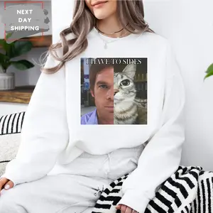 Dext Morgan I Have To Sides Tee, Funny Cat Meme Shirt, Unisex Heavy Cotton T-Shirt, Gift for Dexter Fans, TV Show Fan Tee, Funny Graphic Tee