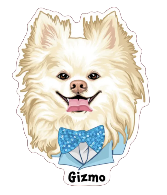 Gizmo the Chihuahua Sticker