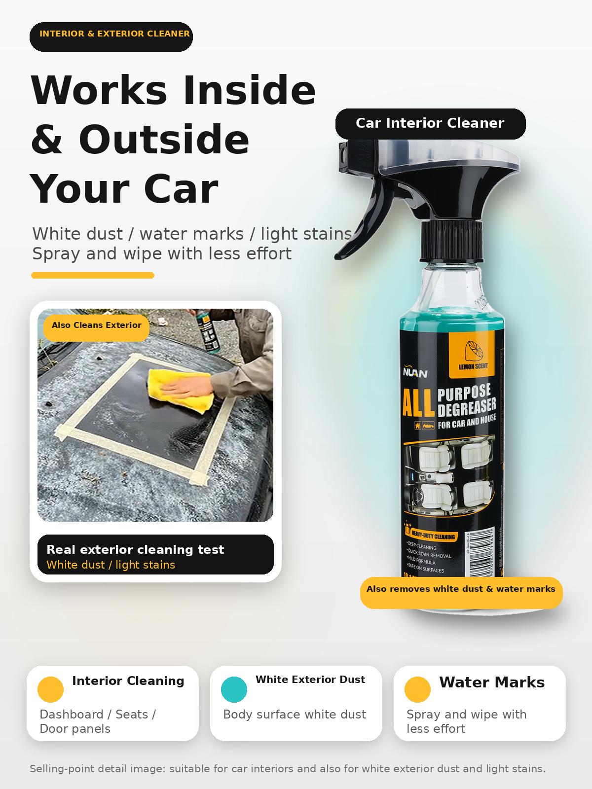 Nuan Heavy Duty Degreaser  Professional Powerful Degreaser, Ultimate Grease & Grime Removal, Perfect Home Cleaning Helper!