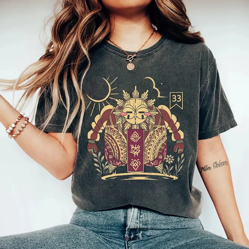 Esquie Clair Obscur Expedition 33 Shirt Unisex Heavy Cotton Tee with Personalized Design and Specially Spun Fibers for Premium Printing Vividity