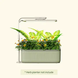 Vego Garden Grow Lights Stand for Indoor Plants Full-Spectrum LED Light with 5 Modes & Adjustable Height 14.9" to 22.5" for Seedlings Fruit Herbs Greens & Microgreens Heavy Duty Greenhouse Modern Design