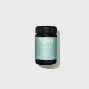 L-Theanine Supplement - Double Dose Capsules- 60 Vegan Capsules for Stress Relief & Cortisol Balance, Better Focus - Plant-Based Formula Derived from Green Tea Leaves