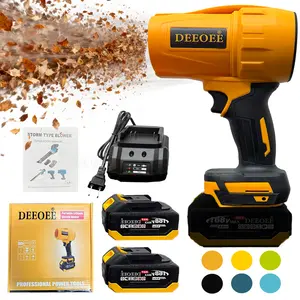 DEEOEE Cordless Turbo Jet Leaf Blower – High-Power Brushless Motor, Violent TurboFan for Car Drying, Dust Cleaning & Snow Removal – Handheld & Lightweight for Outdoor & Garage Use