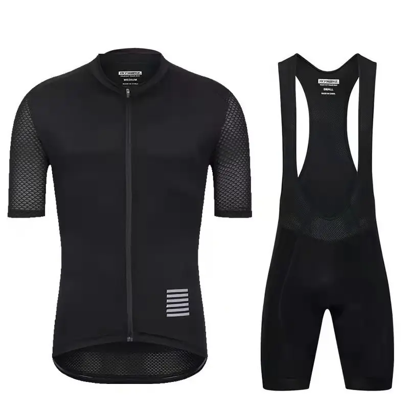 Men’s & Women’s Summer 2-Piece Cycling Bike Shirt Set - Breathable, Moisture-Wicking, Quick-Dry Padded Bib Shorts for Mountain/Road Outdoor Riding