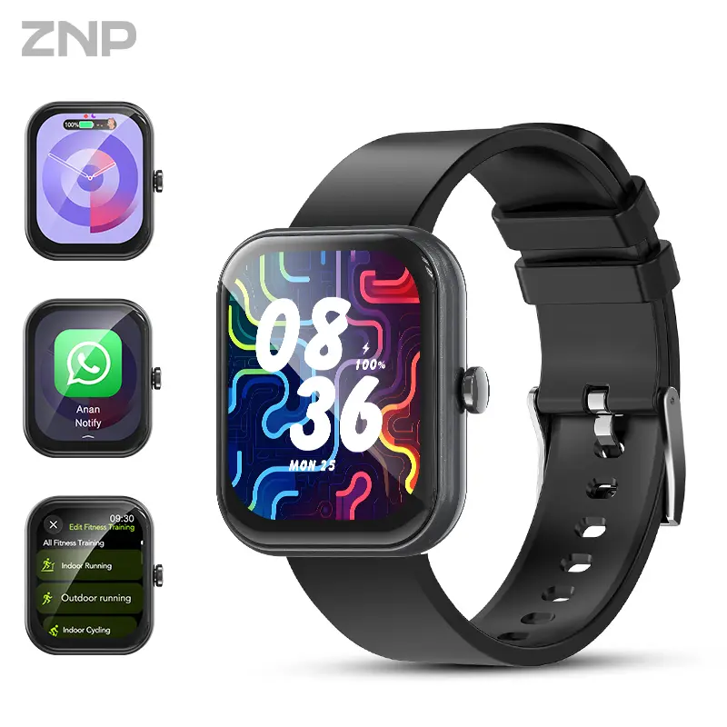 1.87" Touch Screen Smart Watch, Heart Rate Blood Pressure Sleep Monitor, AI Translation Watch, Digital Fitness Watches with Call Function Sports Modes, Multifunctional Electronic Fitness Smartwatch, Wearable, Waterproof Smartwatch for iPhone and Android