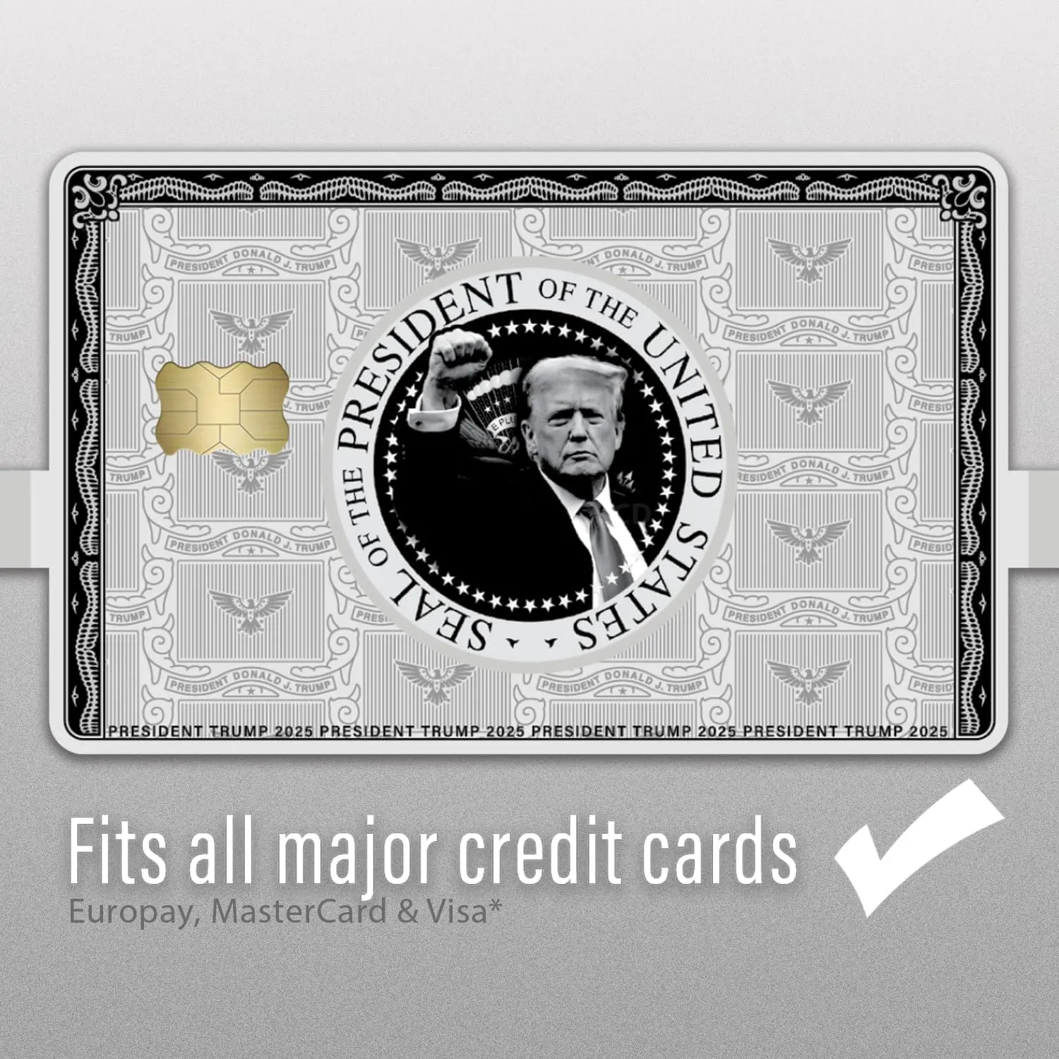 2-PACK Donald Trump Credit Card Skin Sticker