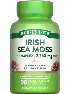 Irish Sea Moss Complex with Bladderwrack & Burdock Root | 90 Capsules