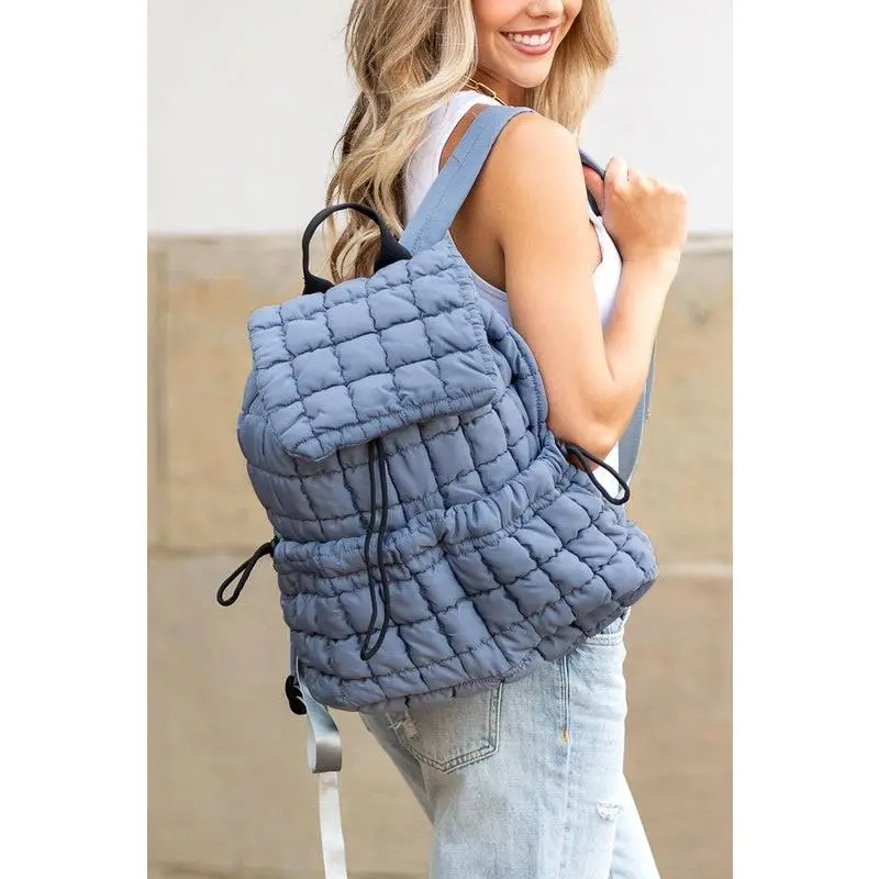 Blake Quilted Puffer Backpack