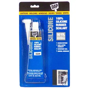Dap Dow Corning 00684 Silicone Rubber Sealant, Invisible Waterproof Sealant for Water Sealing Applications