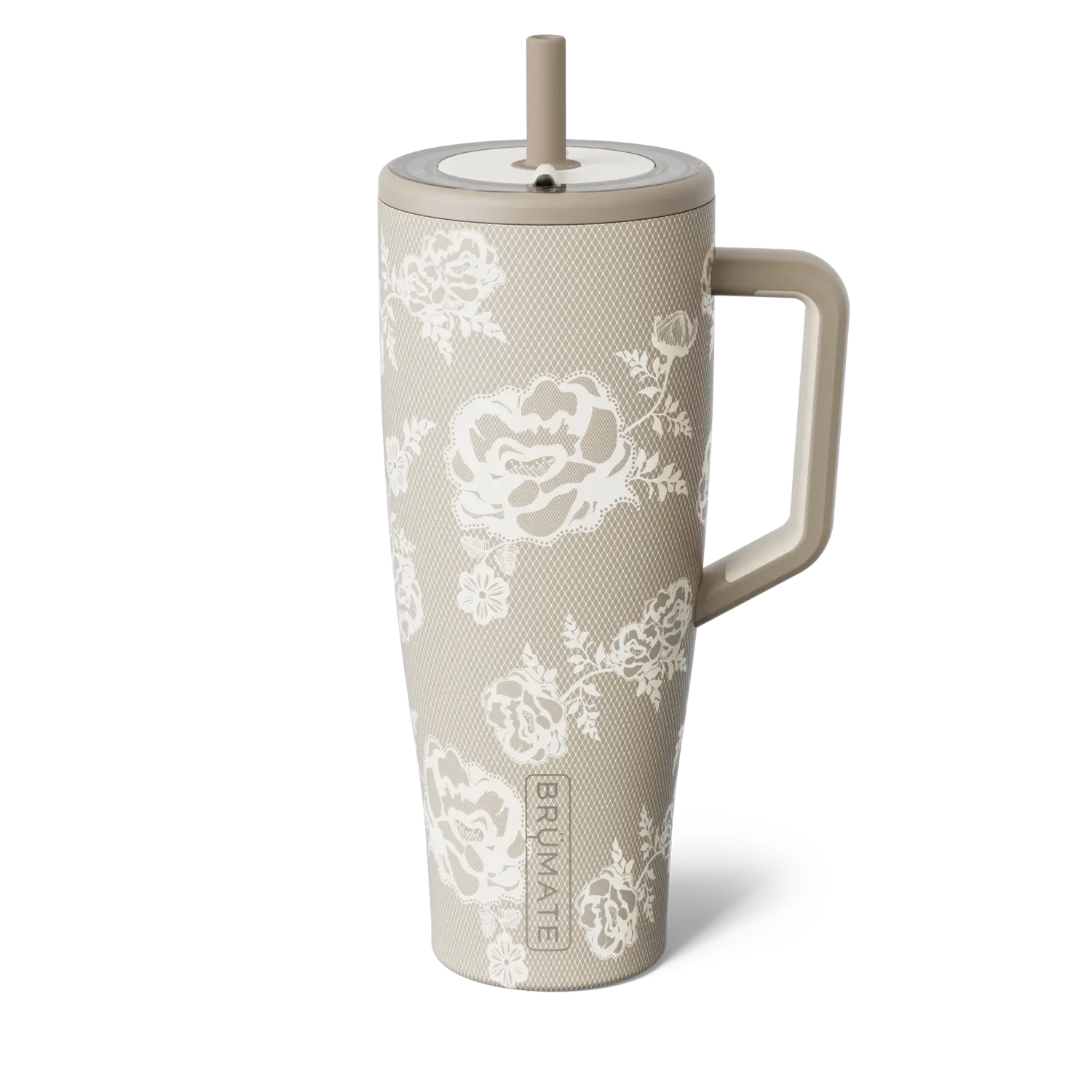BrüMate Era Tumbler with Handle and Straw | 40oz, 30oz, 20oz Sizes | 100% Leakproof Insulated Tumbler | Keeps Ice 24+ Hours | Cup Holder Friendly Base Mug