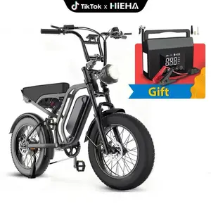 【HIEHA】1500W Electric Bike for Adults , |FullSuspension |Top Speed 37MPHRange 40-70 Miles | 48V 15AhRemovable Battery|LED Headlights  20-InchAll-Terrain Fat Tires lUL 2849Certified ebike